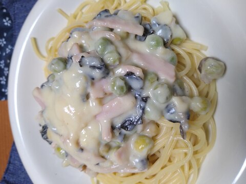 簡単!ヘルシー!豆乳海苔クリームパスタ♪